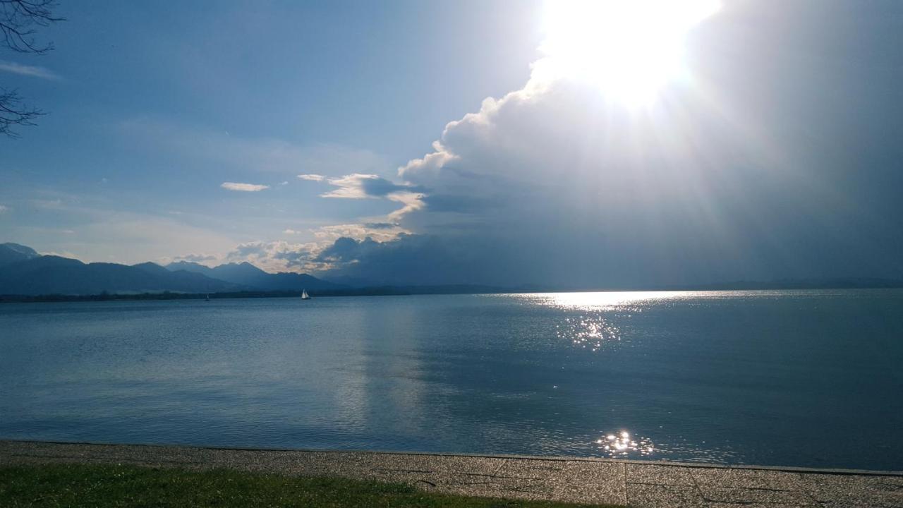 Ad Fontes Suite - 80Qm Mit 3 Zi & Sauna & 2 Badern Am Chiemsee! Ubersee Ngoại thất bức ảnh